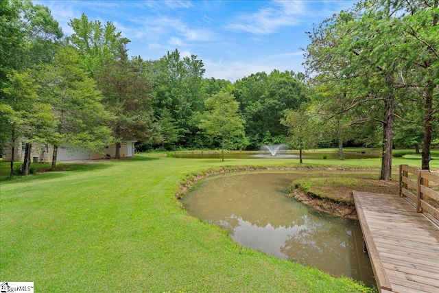 104 Shadowcreek Ct, Simpsonville, SC 29681 - surrounding community featuring a yard and a water view
