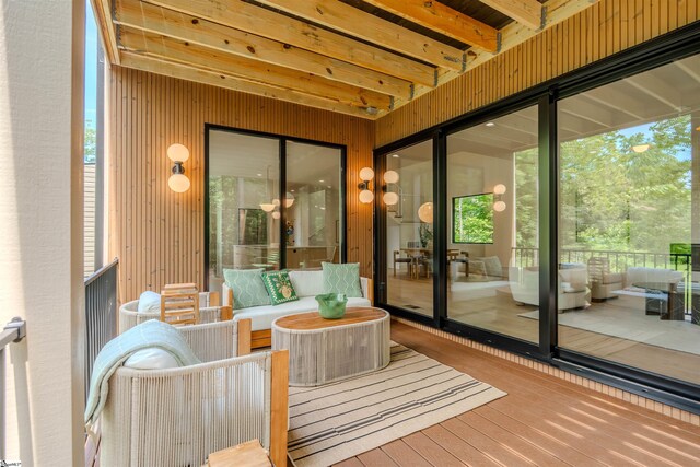 454 Enoree Rd, Travelers Rest, SC 29690 - view of sunroom / solarium