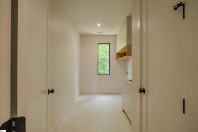 454 Enoree Rd, Travelers Rest, SC 29690 - hallway with recessed lighting and light tile patterned floors