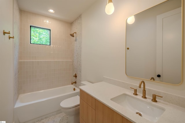 454 Enoree Rd, Travelers Rest, SC 29690 - bathroom featuring vanity and tub / shower combination