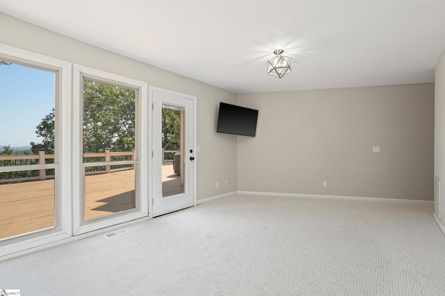 600 Packs Mountain Ridge Rd, Taylors, SC 29687 - unfurnished room with baseboards and carpet floors