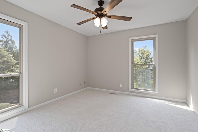 600 Packs Mountain Ridge Rd, Taylors, SC 29687 - carpeted spare room featuring healthy amount of natural light and a ceiling fan