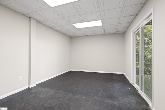 600 Packs Mountain Ridge Rd, Taylors, SC 29687 - empty room featuring baseboards and dark carpet