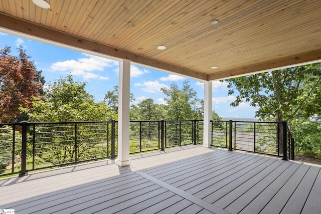 600 Packs Mountain Ridge Rd, Taylors, SC 29687 - view of wooden terrace