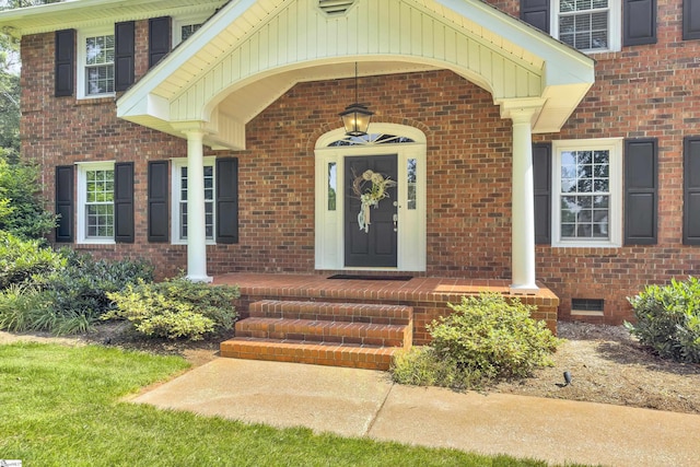 111 Brandon Way, Simpsonville, SC 29681 - view of exterior entry featuring brick siding