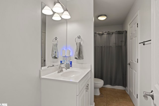 6 Mandarin Cir, Taylors, SC 29687 - full bathroom featuring vanity, tile patterned flooring, and curtained shower