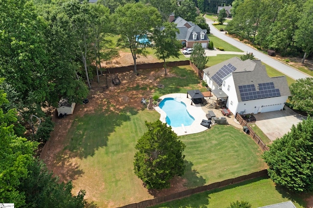 6 Mandarin Cir, Taylors, SC 29687 - aerial view of property and surrounding area with a pool