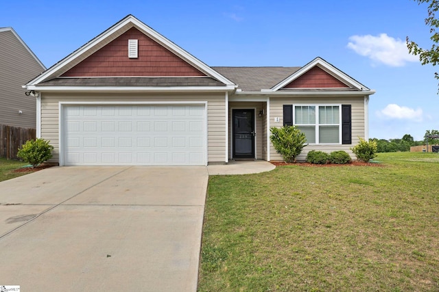 259 Millen Dr, Woodruff, SC 29388 - view of front facade with concrete driveway and an attached garage