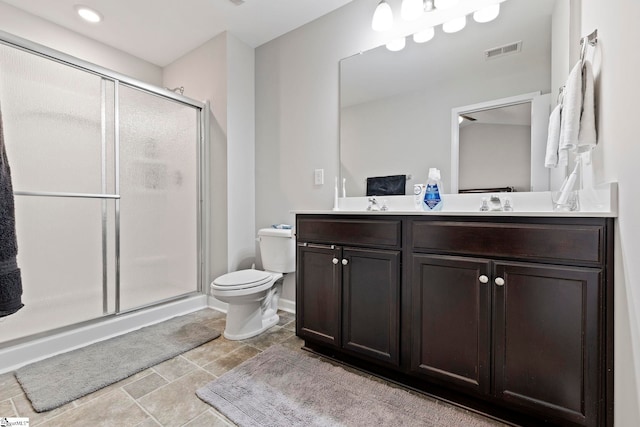 259 Millen Dr, Woodruff, SC 29388 - full bathroom featuring double vanity and a stall shower