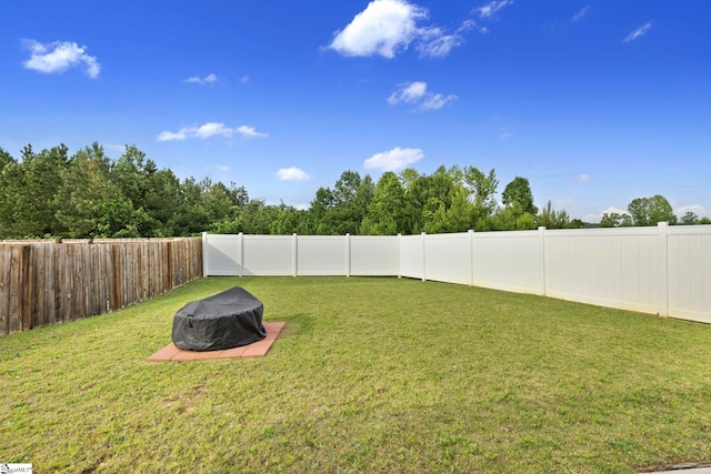 259 Millen Dr, Woodruff, SC 29388 - fenced backyard with a fire pit