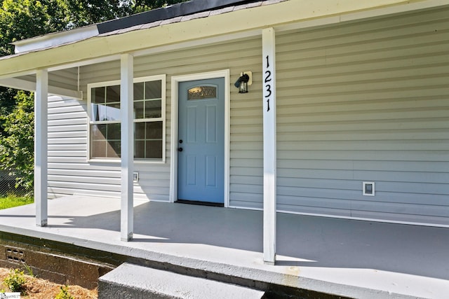 1231 Apalache St, Greer, SC 29651 - entrance to property featuring covered porch