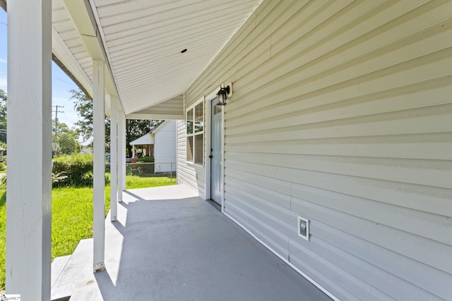 1231 Apalache St, Greer, SC 29651 - view of covered porch