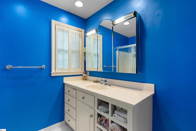 217 Devenger Rd, Greer, SC 29650 - full bathroom with vanity and a shower stall