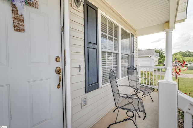 110 Baldwin Pl, Easley, SC 29642 - view of covered porch