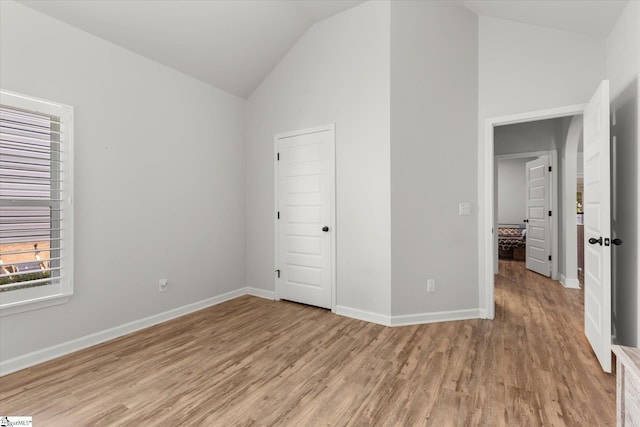 505 E Czardas Way, Woodruff, SC 29375 - unfurnished bedroom featuring vaulted ceiling and light wood-style floors