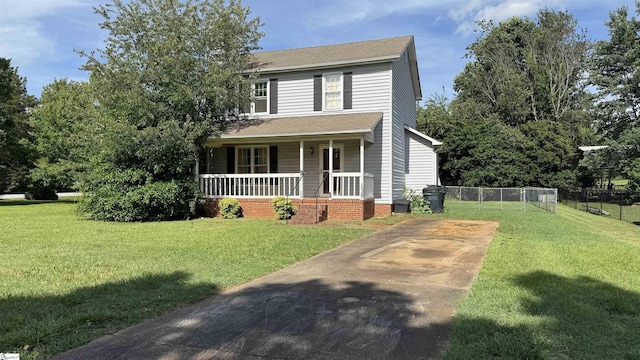 101 Polo Dr, Simpsonville, SC 29681 - view of front of house with a porch, driveway, and roof with shingles