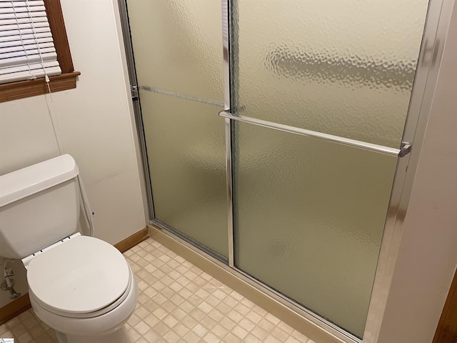 504 N Adair St, Clinton, SC 29325 - full bathroom with tile patterned floors and a stall shower