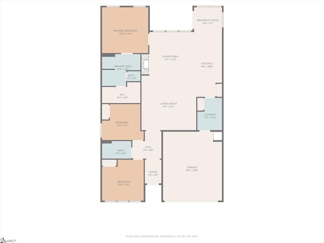 710 Westwood Rd, Lyman, SC 29365 - view of room layout