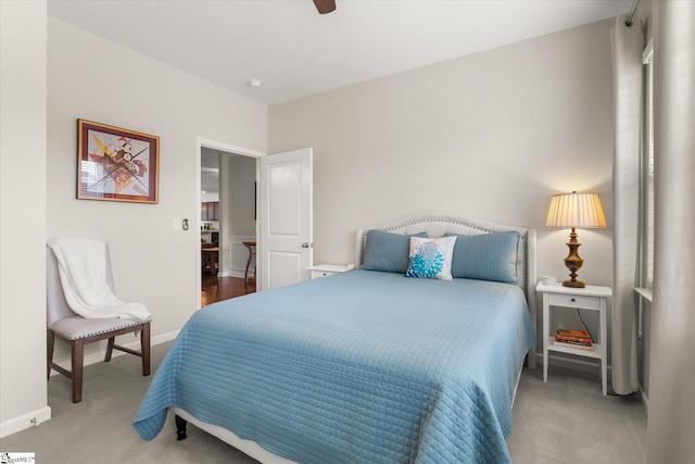 710 Westwood Rd, Lyman, SC 29365 - carpeted bedroom with baseboards and a ceiling fan