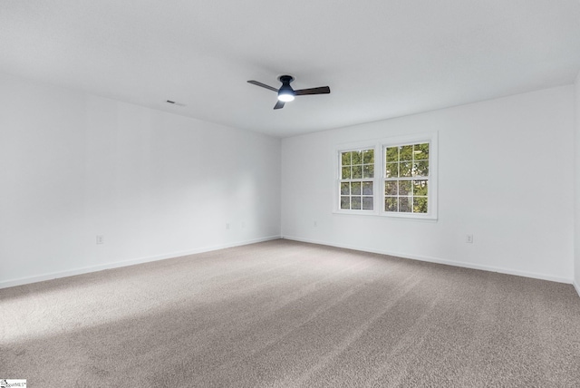 612 Walnut Way, Anderson, SC 29626 - carpeted spare room featuring a ceiling fan and baseboards