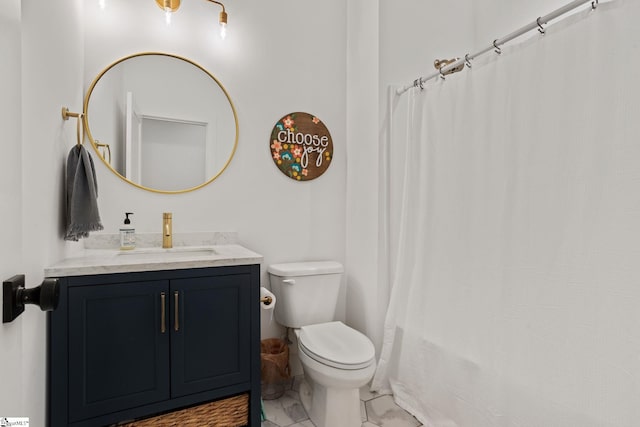 12 Beech Creek Ct, Greer, SC 29651 - full bathroom with vanity and marble look tiles