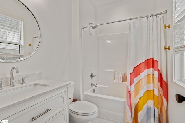 12 Beech Creek Ct, Greer, SC 29651 - bathroom featuring vanity and shower / tub combo with curtain