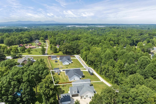 12 Beech Creek Ct, Greer, SC 29651 - aerial perspective of suburban area featuring a forest and property parcel outlined