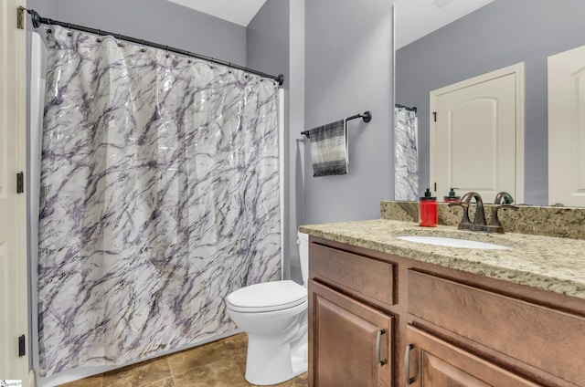 911 Devenger Rd, Greer, SC 29650 - bathroom with vanity and a shower with shower curtain