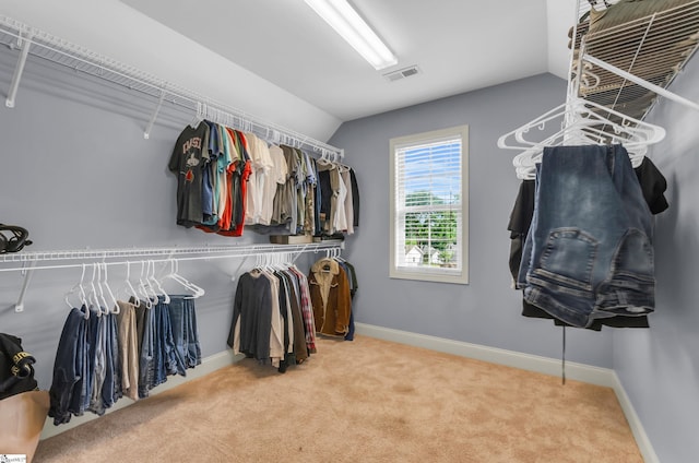 911 Devenger Rd, Greer, SC 29650 - spacious closet with carpet flooring and vaulted ceiling
