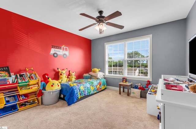 911 Devenger Rd, Greer, SC 29650 - bedroom with carpet and ceiling fan