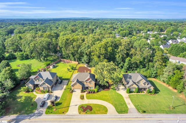 911 Devenger Rd, Greer, SC 29650 - aerial perspective of suburban area with a forest