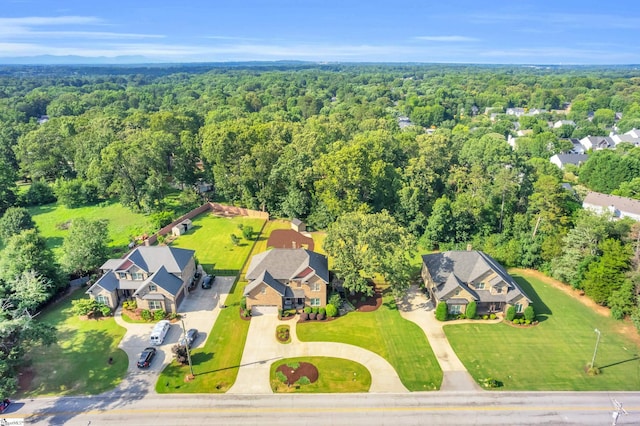 911 Devenger Rd, Greer, SC 29650 - aerial view of residential area featuring a forest