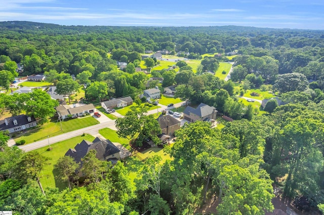 911 Devenger Rd, Greer, SC 29650 - aerial perspective of suburban area featuring a heavily wooded area