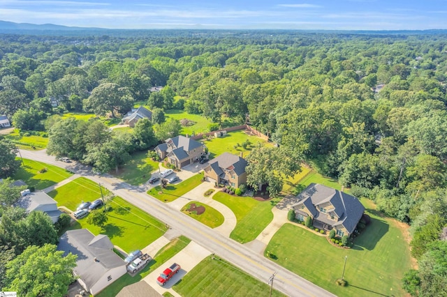 911 Devenger Rd, Greer, SC 29650 - aerial view of residential area featuring a heavily wooded area