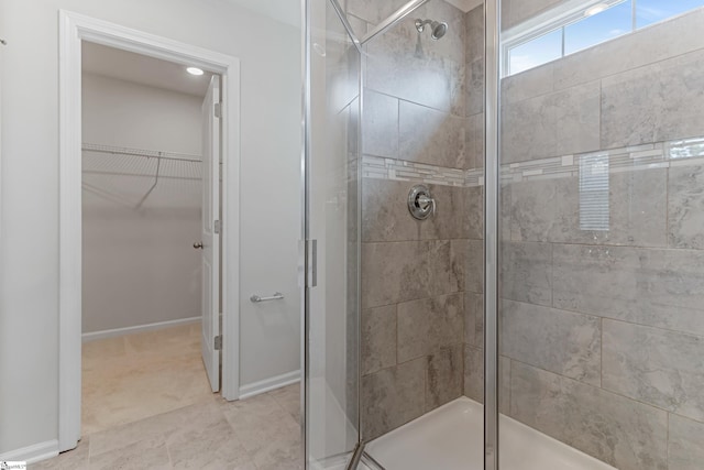 125 Magnolia St, Reidville, SC 29388 - full bath with a shower stall and a spacious closet