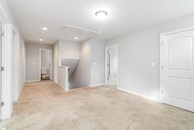 177 Viewmont Dr, Duncan, SC 29334 - spare room with attic access, carpet, and recessed lighting