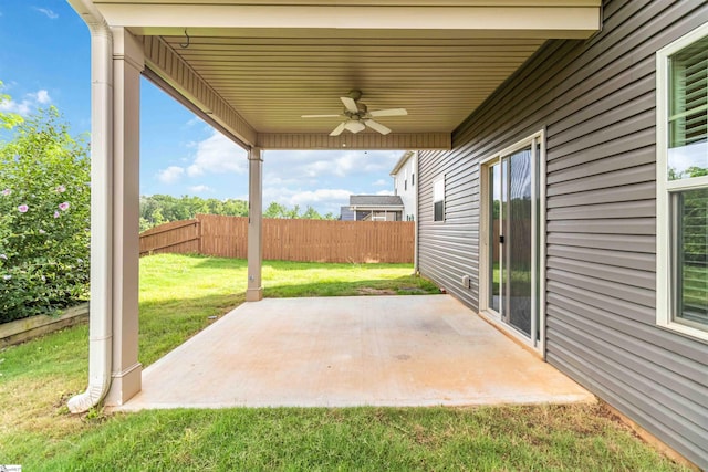 177 Viewmont Dr, Duncan, SC 29334 - view of patio featuring ceiling fan