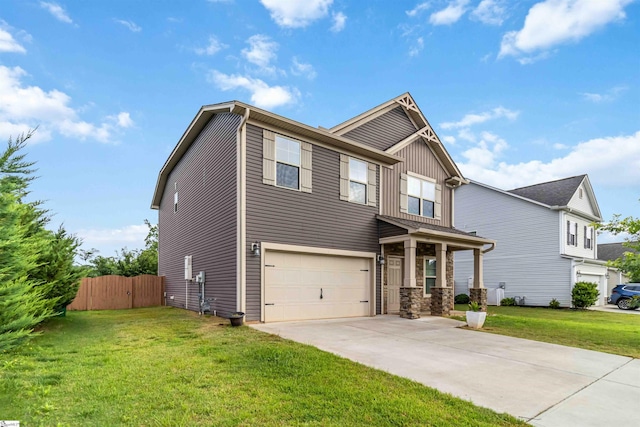 177 Viewmont Dr, Duncan, SC 29334 - craftsman-style home featuring driveway, an attached garage, and board and batten siding