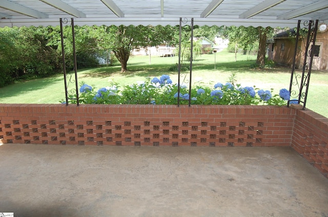 16 Heathwood Cir, Taylors, SC 29687 - view of patio / terrace with a pergola