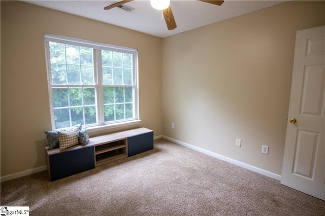 124 Grand Oak Dr, Pendleton, SC 29670 - empty room featuring a ceiling fan and carpet floors
