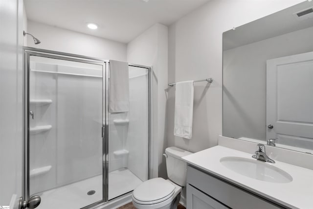1808 Bridle Ln, Roebuck, SC 29376 - bathroom featuring a stall shower and vanity