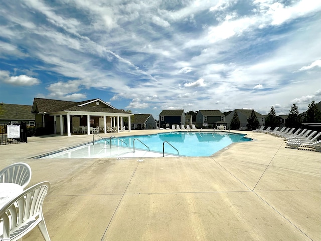1808 Bridle Ln, Roebuck, SC 29376 - community pool featuring a patio