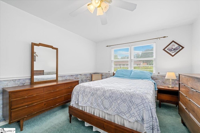 200 Camille St, Easley, SC 29642 - bedroom with carpet flooring and a wainscoted wall
