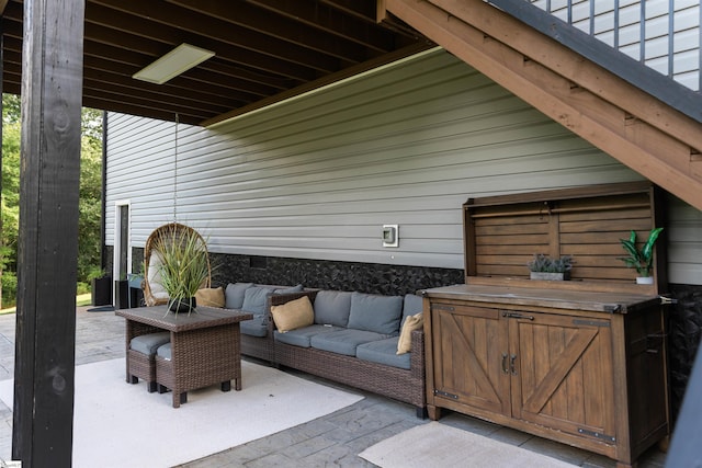 140 Holmes Dr, Spartanburg, SC 29303 - view of patio / terrace with an outdoor living space