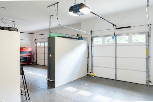 140 Holmes Dr, Spartanburg, SC 29303 - garage featuring a garage door opener