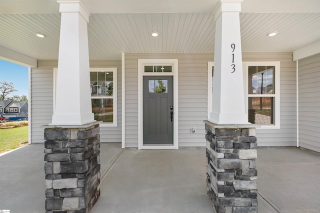 913 Wild Pine Ct, Duncan, SC 29334 - doorway to property with covered porch