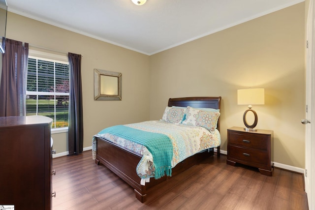 1893 Lake Cunningham Rd, Greer, SC 29651 - bedroom with crown molding and wood finished floors