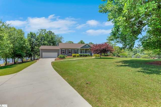 1893 Lake Cunningham Rd, Greer, SC 29651 - single story home featuring an attached garage, driveway, and a front yard
