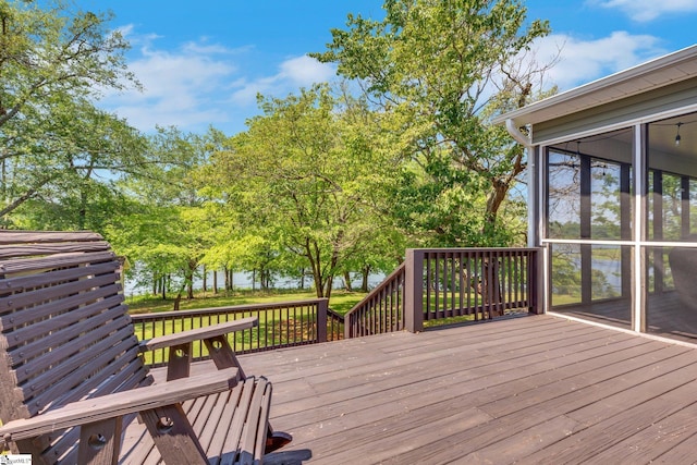 1893 Lake Cunningham Rd, Greer, SC 29651 - view of wooden terrace