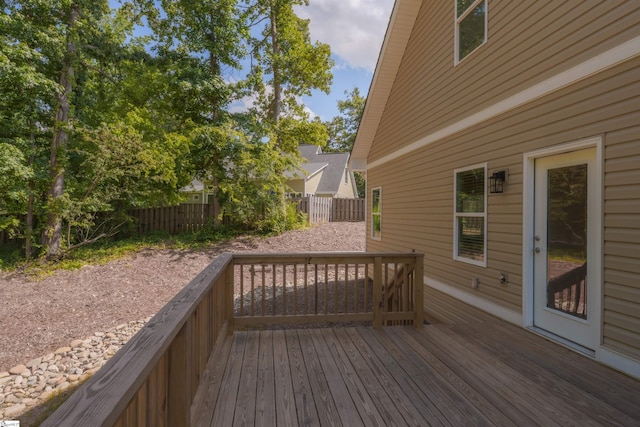 18003 Clermont Cir, Seneca, SC 29678 - view of wooden deck